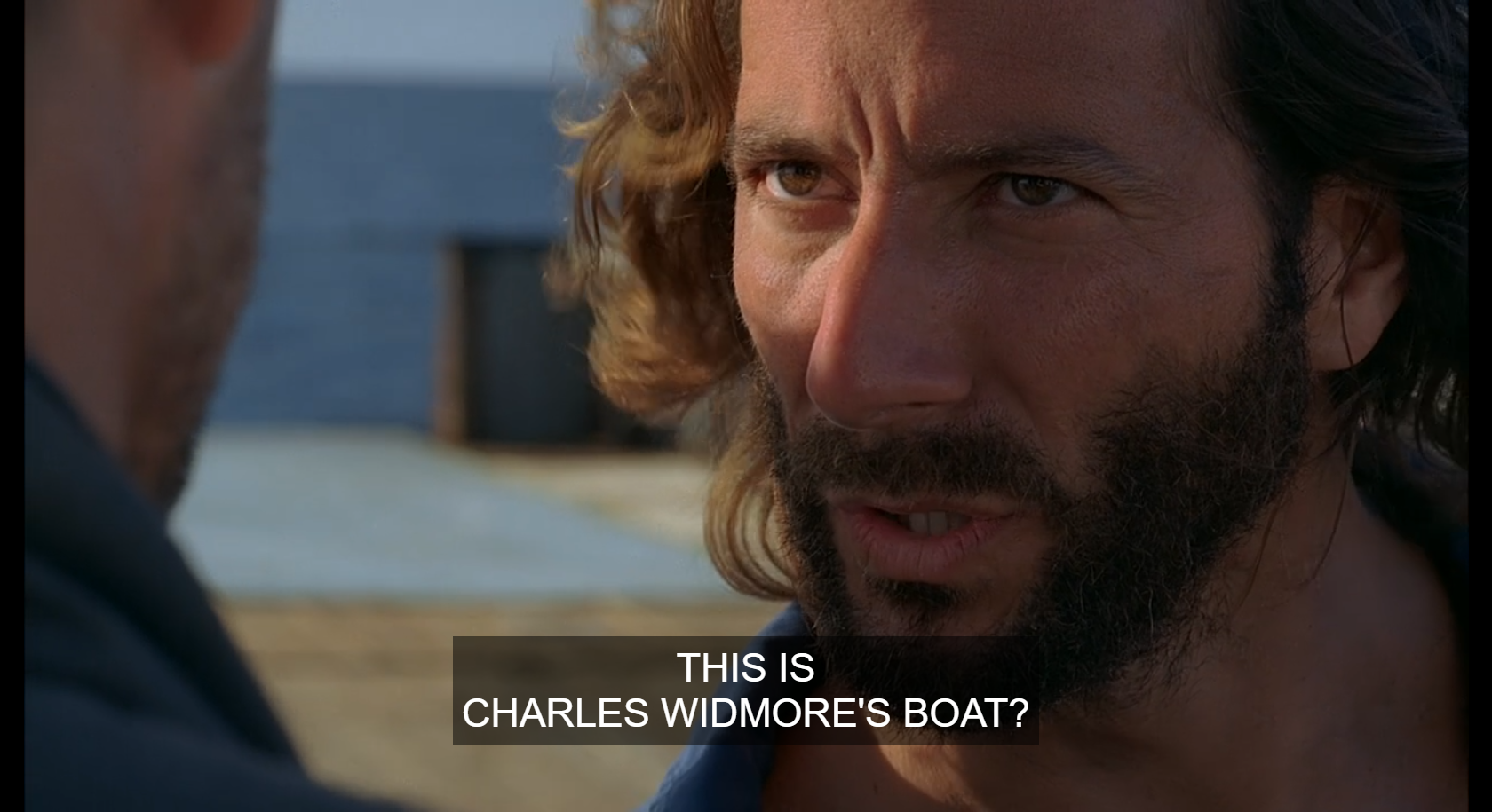 Desmond asks "This is Charles Widmore's boat?"